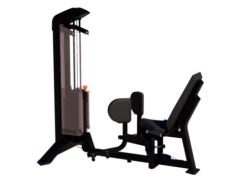 运动器材 健身器材 健身房设备 坐姿髋外展机su模型