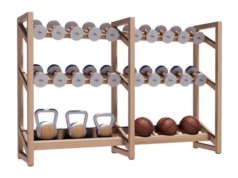 运动器材 健身器材 健身房设备su模型