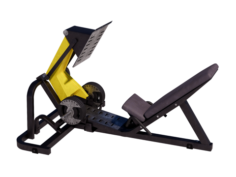 运动器材 健身器材 健身房设备 蹬腿机su模型