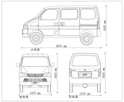 铃木伊科 铃木Every 铃木EveryPlus 铃木Vercad施工图