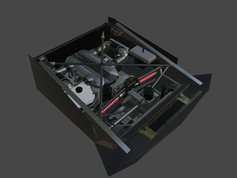 兰博基尼V12 6.5L-19L发动机SDCsu模型