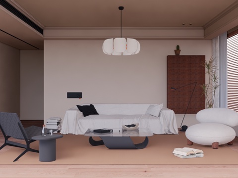 餐厅 卫生间 客厅 家装 门窗 客餐厅 阳台su模型