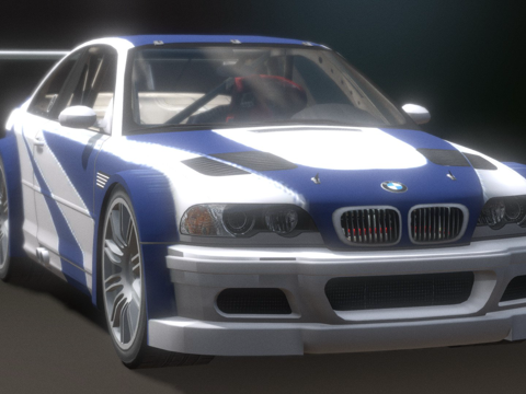 宝马M3 GTR-极品飞车最高通缉su模型