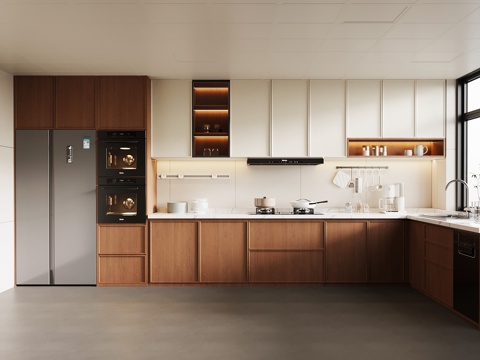 中古厨房su模型