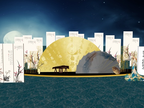 网红打卡工业建筑旧改工厂商业街su模型