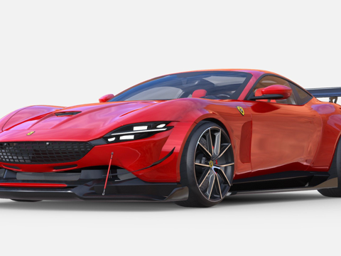 D模型罗马调校VR就绪su模型