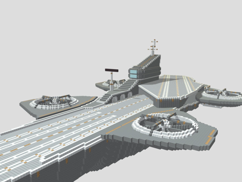 神盾局空天母舰我的世界su模型