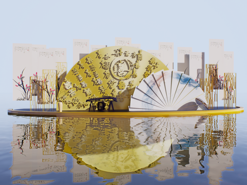 网红打卡工业建筑旧改工厂商业街su模型