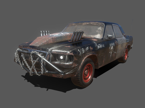 后苏联死亡汽车su模型