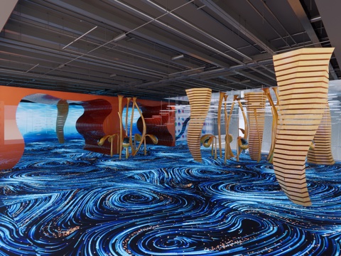 科技展厅su模型