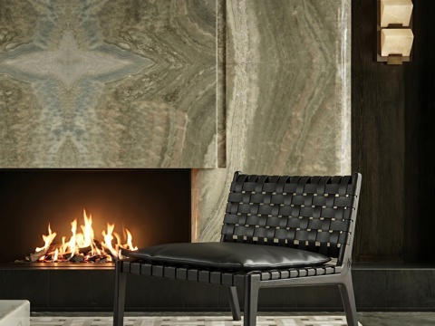 现代休闲椅su模型