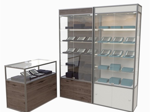 商店橱窗3d模型