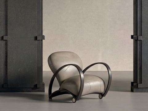 现代休闲椅 扶手椅su模型