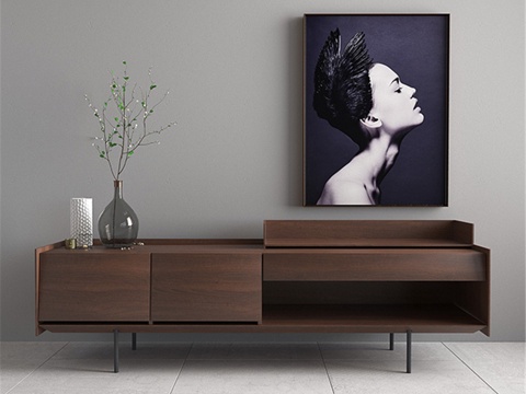 Boewer 餐边柜套装3d模型