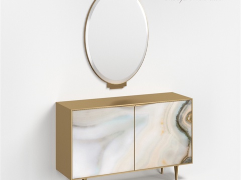 Chest Extrav-玛瑙与镜面自画像 Saraco3d模型