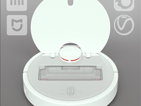 小米米家扫地机器人3d模型