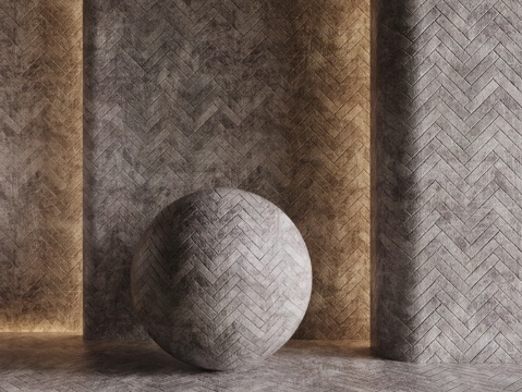 现代砖墙 灰色砖墙 仿古砖墙 文化砖墙 工业砖墙su模型