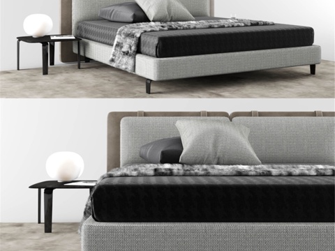 Minotti Tatlin Soft床3d模型