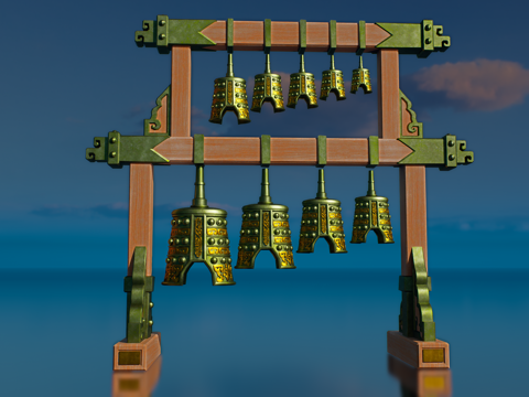 怀旧复古博物馆展示su模型