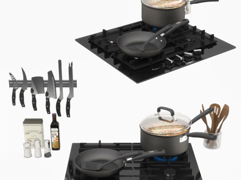 厨房套装 023d模型