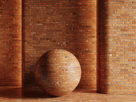 现代砖墙 红色砖墙 仿古砖墙 文化砖墙 工业砖墙su模型