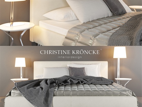 Christine Kroencke设计的Plaisir床3d模型