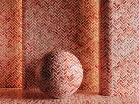 现代砖墙 红色砖墙 仿古砖墙 文化砖墙 工业砖墙su模型