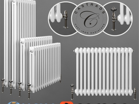 Castrads 系列 Florence 2 钢制散热器3d模型