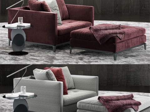 Minotti Andersen Lovechair 23d模型