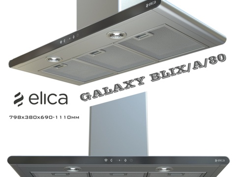  Elica Galaxy BLIX A 80 抽油烟机3d模型 
