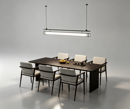 现代餐桌书桌su模型