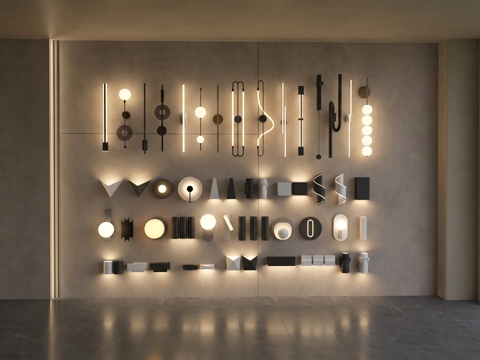 壁灯最全集合su模型