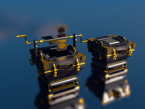 怀旧复古博物馆展示su模型