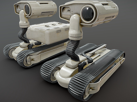 小型履带式机器人su模型