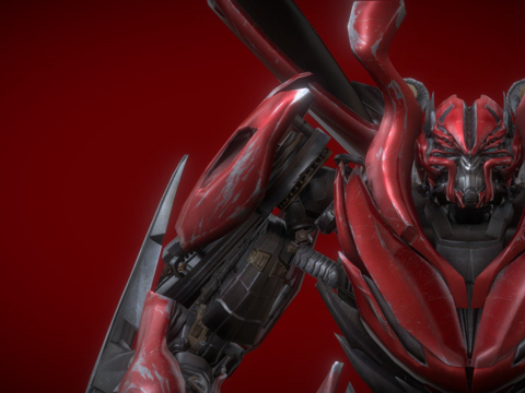 幻影变形金刚月黑之时su模型