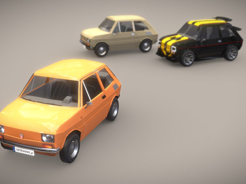 菲亚特126p马鲁赫su模型