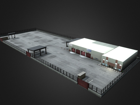 真实停车场巴士汽车 VRVXsu模型