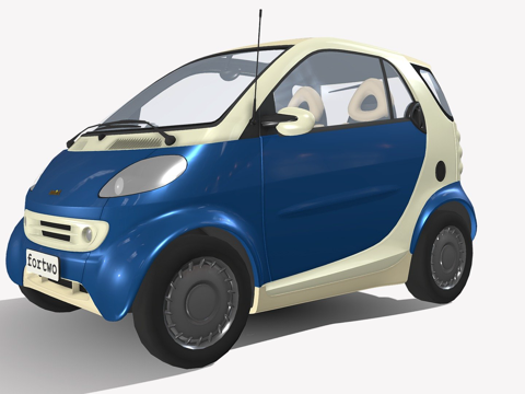 迷你汽车低多边形Unity shehab 房屋su模型