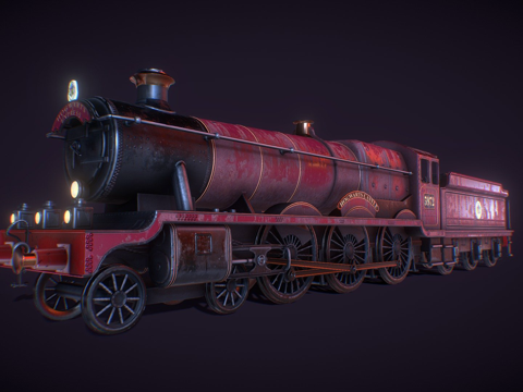 霍格沃茨特快列车机车su模型