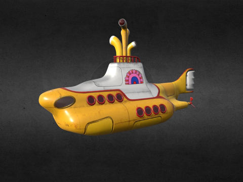 黄色潜水艇su模型