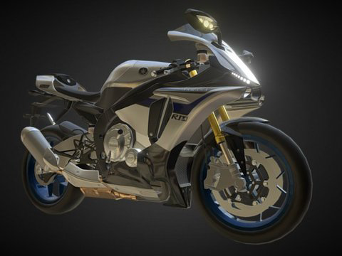 雅马哈R1Msu模型