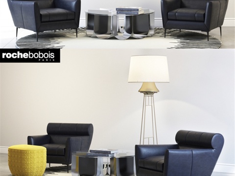 Roche Bobois VIRGULE 扶手椅，PARIS3d模型