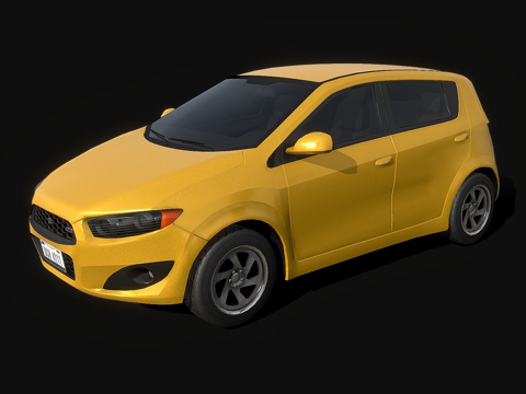 王牌11低多边形模型su模型