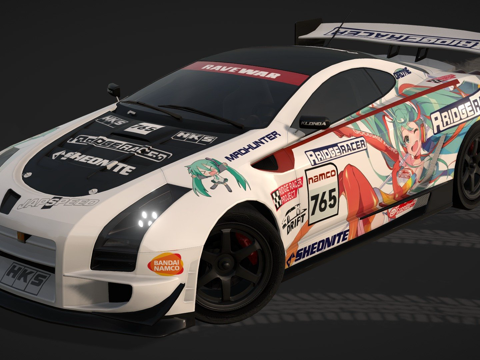 山脊赛车7su模型