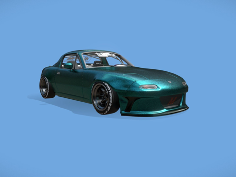 马自达 Miata NA 硬顶su模型