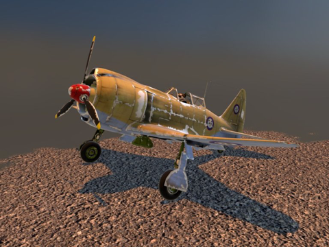 我的战争雷霆飞机3d模型