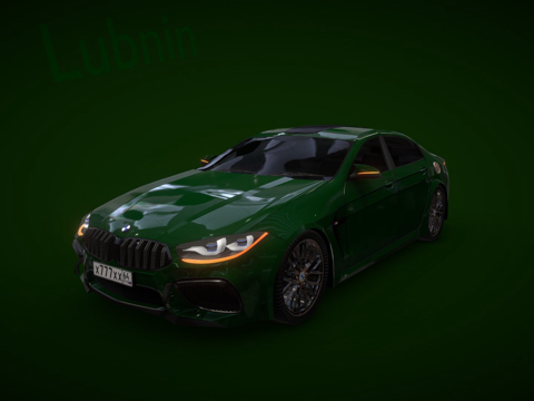 宝马 m8 大型轿跑 Competitionsu模型