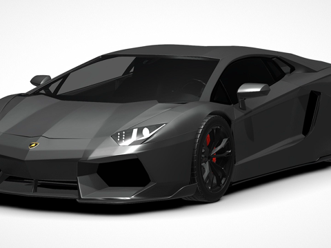 兰博基尼 Aventadorsu模型