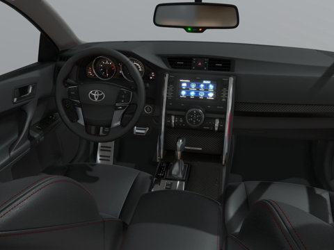 丰田 Mark X 内饰 Yuxdesign 高多边形su模型