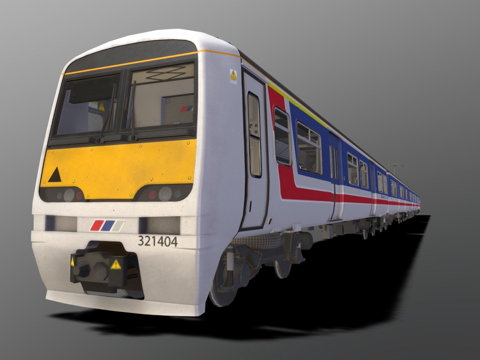 英国铁路321级电力动车组su模型